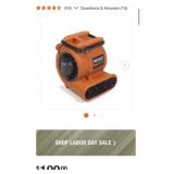 (3) RIDGID Items: Vacuums and Air Mover
