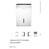 (2) New Seasons 50 Pt. Portable Dehumidifier