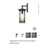 8 pcs Seasons 9 X 16.5 In LED Outdoor Wall Sconce