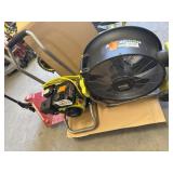 2 pcs Ryobi tools ( pressure washer and fan )