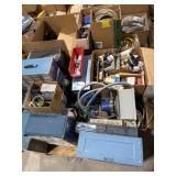 Pallet containing assorted electronics , wires