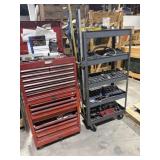 Lot of  tool box and rack with tools