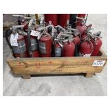26 pcs assorted fire extinguishers (outdated )
