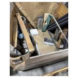 Gaylord box of soldering rods and a quantity of