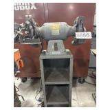 Baldorf two  head grinder on pedestal