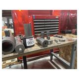 Hunt metal cabinet red color with work table and