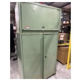 Tool cabinets 12 door and the upper one is with