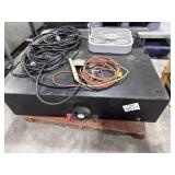 Metal battery case empty 55x56x13 inch + extension