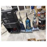 Tool cabinet with tools and 5 upright electrical