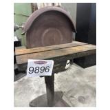 Ranking radial sander on pedestal