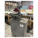 Sanford surface grinder 7 inch + metal cabinet