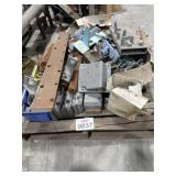 Pallet of assorted heavy metal material