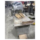 Hitachi miter saw on table