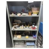 Upright storage cabinet with five shelves sold