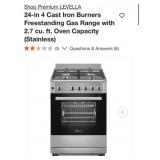 (1) Premium LEVELLA 24-in 4 Cast Iron Burners