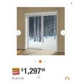 1) JELD-WEN 72 in. x 80 in. V-2500 White Vinyl