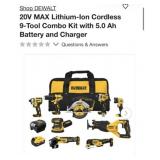 (1 set) NewDEWALT 20V MAX Lithium-Ion Cordless