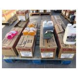88 pcs cleaning supplies contents on the pallet