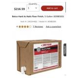 5 cases of 5 gallons Betco Hard As Nails Floor
