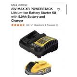 2 pcs New DEWALT 20V MAX XR POWERSTACK