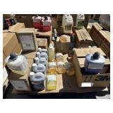 Assorted cleaning supplies