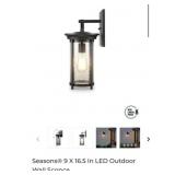 7 pcs Seasonsï¿½ 9 X 16.5 In LED Outdoor Wall Sconce