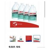 11 cases of 4 gallons Betco Green Earth Clear