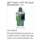 27 pcs 3M Twist 'n Fil 5H Quat Disinfectant - 2 L