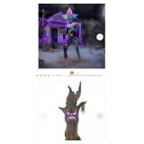 (2) Halloween Animatronics: 6 ft. Sapling and 6