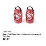 40 pcs New Ozark Trail LED Flame Light Lantern,