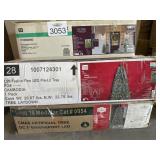3 pcs Artificial Christmas Trees- (1) 2 pc Set 3