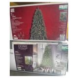 2- 7.5 ft. Artificial Christmas Trees