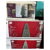 3 Assorted Artificial Christmas Trees- (1) 4 ft.
