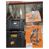 4 pcs Ridgid Vacuums and Tool Storage