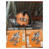 3 pcs Ridgid Vacuums