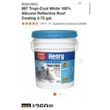 2 pcs Henry 887 Tropi-Cool White 100% Silicone