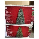 2- 7.5 ft. Artificial Christmas Trees