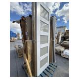 Assorted Items Pictured: Doors, Shower Bases,