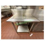 32"x24" Stainless Steel Table w/ Undershelf