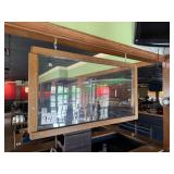 Wood Framed Hanging Menu Display