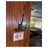 (12) Coat Hooks in Bar Area
