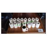 (16) Tuxton Coffee Mugs