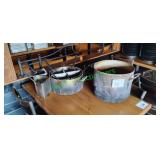 (2) Aluminum Cookpots