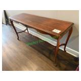 60" x 21 " wooden entry table