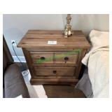Two Drawer Bedside Table