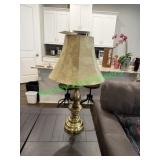 Lamp with metal base