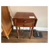 17 " x 14" 2 drawer drop- leaf table
