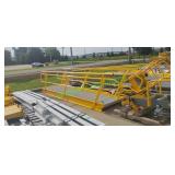 15' L x 39' W Metal Staircase w/ Handrail