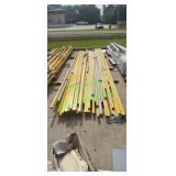(60)+/- Pieces of Square Steel Tubing
