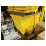 Palletload of 52'x40' Corrugated Plastic Sheets